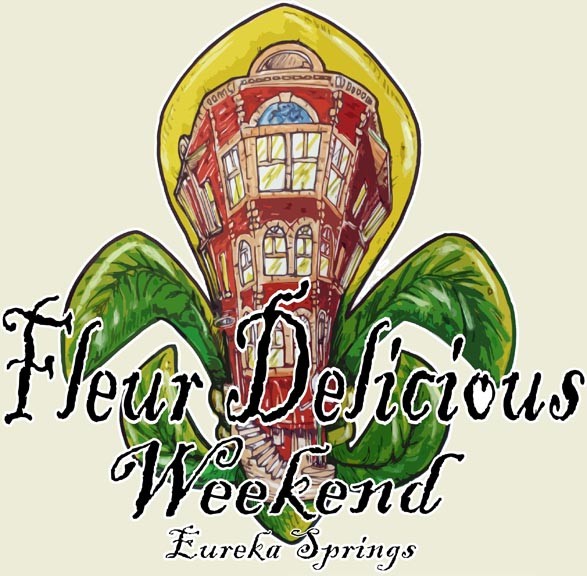 Eureka Springs' Fleur Delicious Weekend Logo 2015