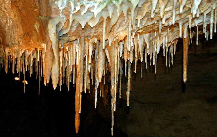 Cosmic Cavern soda straw formations