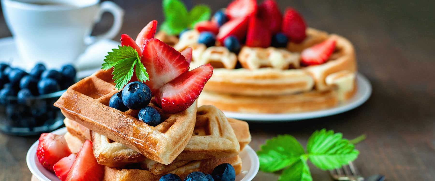 waffle breakfast