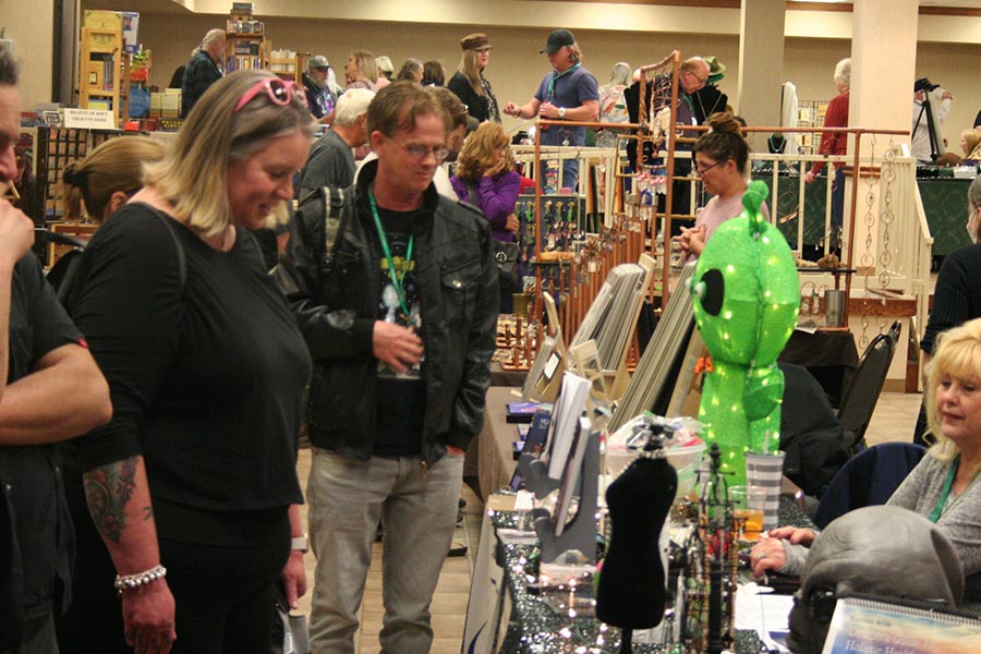 Vendors at the Ozark Mountain UFO Conference
