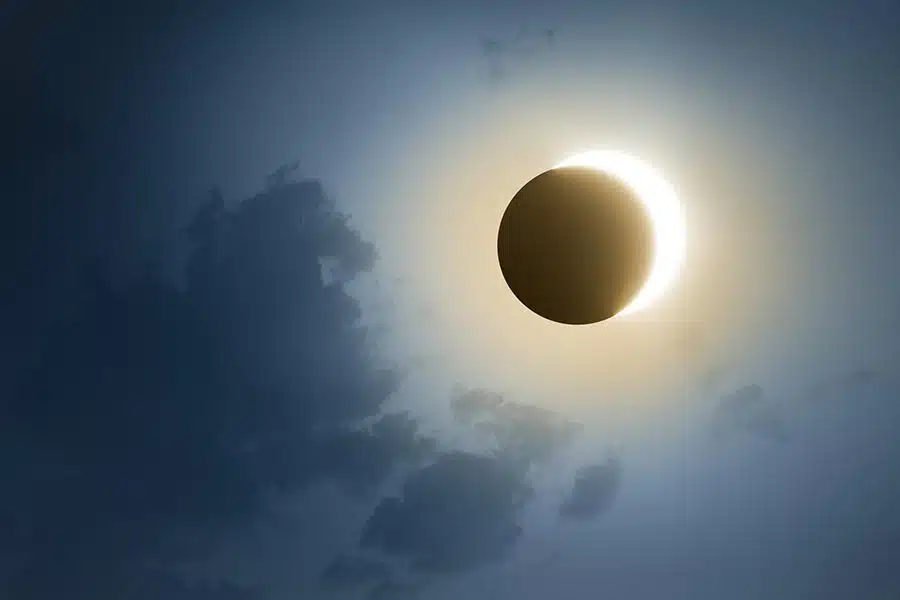 Solar Eclipse 2024 over Arkansas